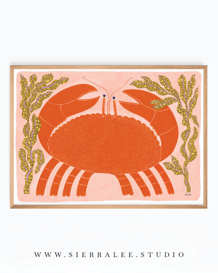 Whimsical Orange Crab - Image 2