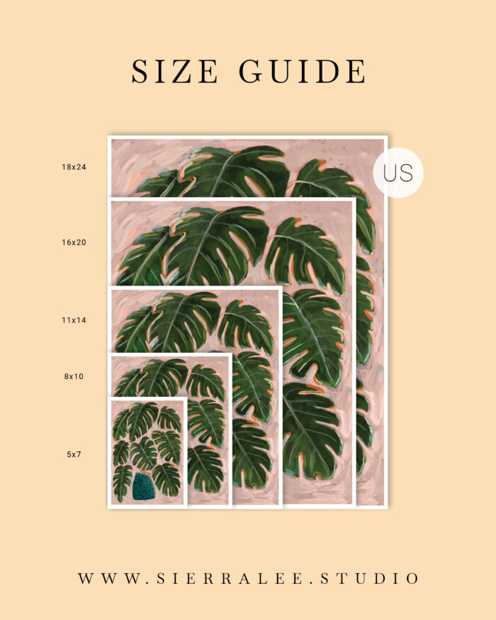 Gouache Monstera - Image 3