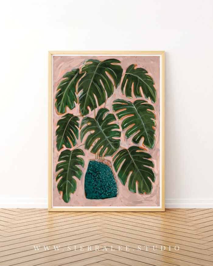 Gouache Monstera - Image 4